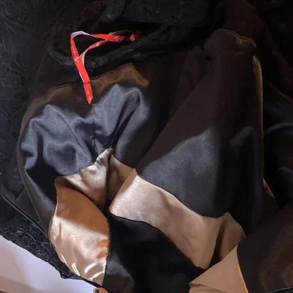 Anthropologie ML Monique Lhuillier Black Floral Lace Sheath Dress Sz 10 - Picture 11 of 16